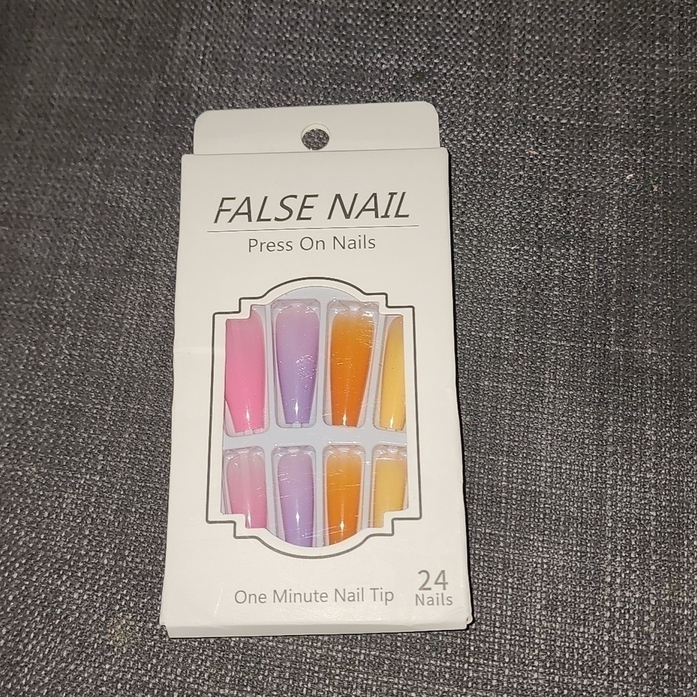 False Nail Muti colors Press on